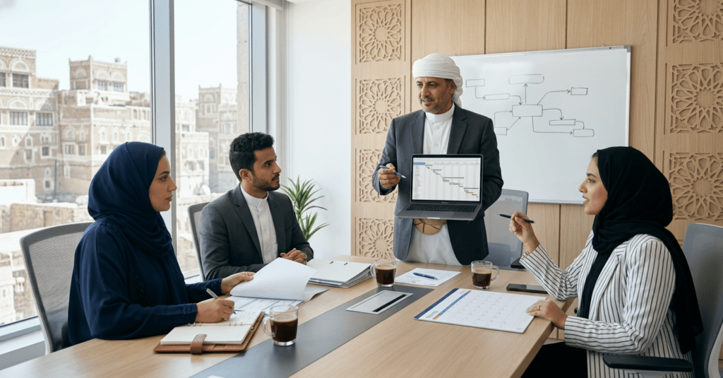 تنظيم فريق العمل