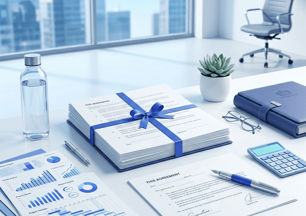 إعداد العقود والاتفاقيات